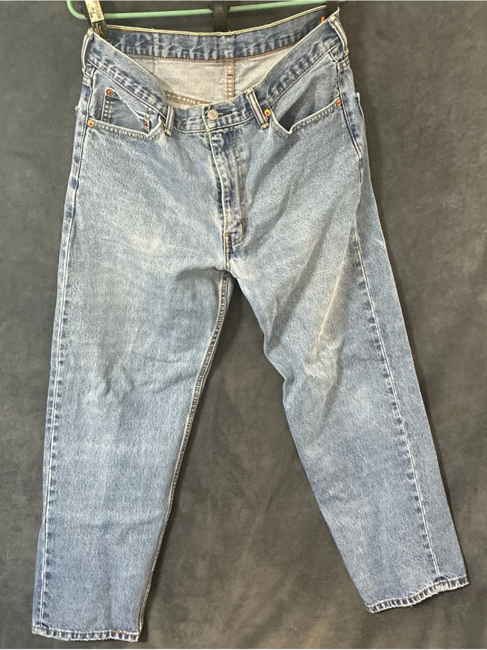 Levi's Light Blue Relaxed Straight-Leg Jeans
